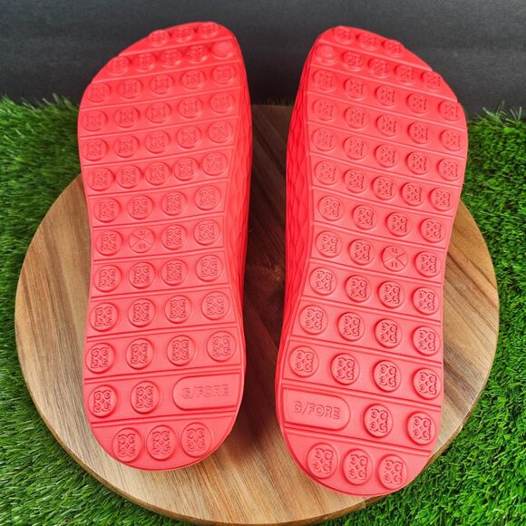 G/FORE Fore Play Slide Sandals Shoes Mens Size 11 Red Slip On Comfort Golf main image 8